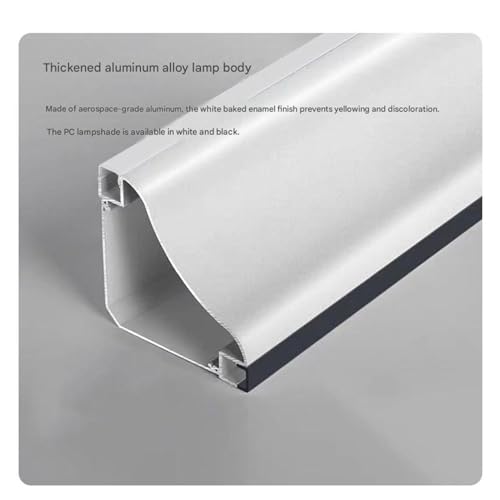 Bandeau LED double éclairage indirect avec profilé aluminium 1m 220v lumière blanche - 6