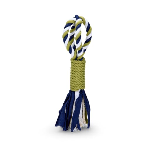 Petface Outdoor Paws Rope Twist Dog Toy, Promotes Healthy Gums, Durable (Pack of 1)
