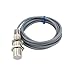 DQYEIGEQ M18 Industrial Flush Stainless Steel Tube Capacitive Proximity Sensor Switch(M18-Flush- NPN NO-8MM)
