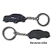 QZXIAOGU Car Keychain for Mustang Accessories Metal/Enamel Key Chain Ring 3D Model car for Ford Mustang GT 2022 2023 2024 (Black)