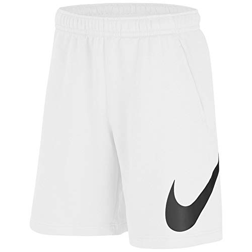 Nike Sportswear Club Men's Graphic Shorts (White/White, BV2721-100) Size Large Tall