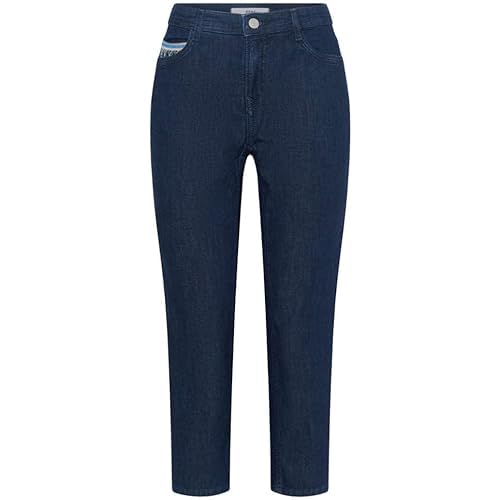 BRAX Style Mary C Ultralight Denim 5-Pocket Capri Jeans, Blanco, 29W x 32L para Mujer