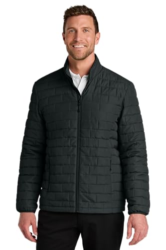 ウェア  Prime Jacket - Brick Port Authority Brick Jacket, Deep Black, X-Small at Amazon Men's