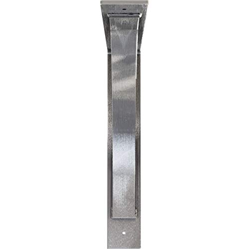 3" W x 18" D x 18" H Morris Steel Bracket, Unfinished by Ekena Millwork - Image 3