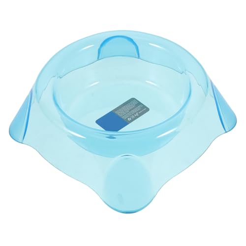 GALPADA Tilted Elevated Dog Bowl Clear Pet Food Water Feeder for Dogs Cats Durable Comfortable Design for Easy Eating for Puppies Pets