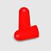Conor Soft Foam Earplugs, Comfortable Ear Plugs for Sleeping, Snoring, Work, Travel and Loud Events (1 Pair) (Red)