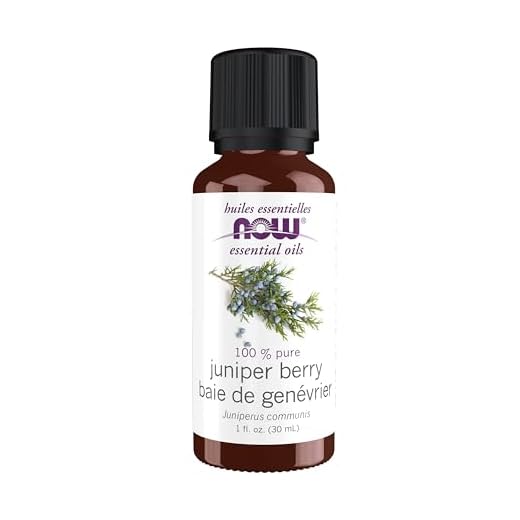 NOW Essential Oils, Juniper Berry Oil, Restoring Aromatherapy Scent, Steam Distilled, 100% Pure, Vegan, Child Resistant Cap, 1-Ounce