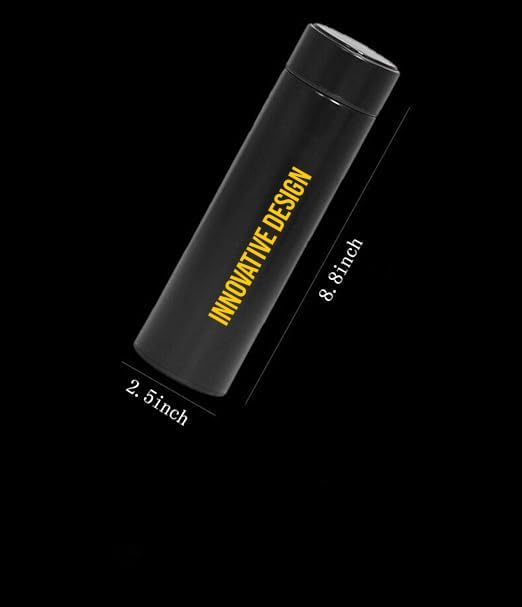 Miniatura 9 de Botella de café, frasco de vacío de café, botella infusor de té, botella de agua deportiva inteligente con pantalla LED de temperatura, botella de