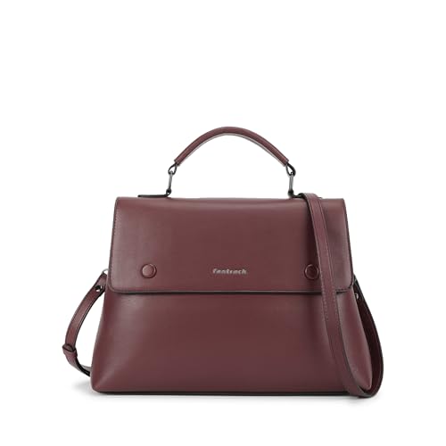 Image of Fastrack Boss Vibe Satchel Bag for Women, Medium Size with Flap Button Lock, Adjustable Sling Belt and Top Handle, Stylish 4.7L Satchel for Everyday Use
