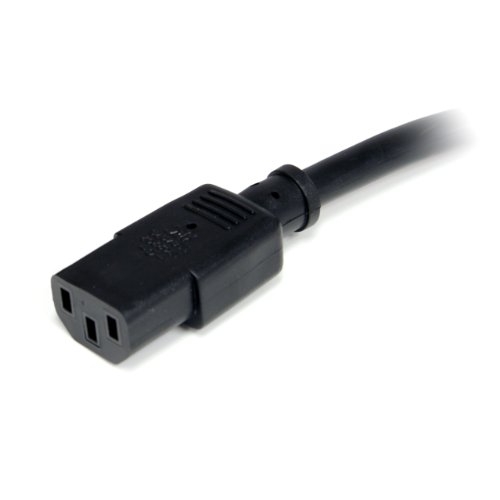 Startech.com 10Ft (3M) Heavy Duty Power Cord, Nema 5-15P To C13 Ac Power Cord, 15A 125V, 14Awg, Replacement Computer Power Cord, Monitor Power Cable, Pc Power Supply Cable, Ul Listed (Pxt1011410) #TOP2