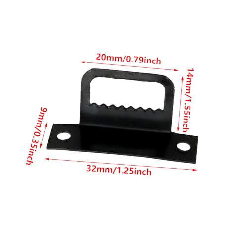 Image of 30PCS Small L-Shaped Metal Sawtooth Hooks with 60 Screws Picture Frame Sawtooth Hooks Tool Cross Stitch Accessories for Hanging Artworks Wall Decorations Mirror Black