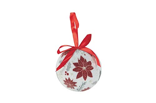 Galileo Casa Set Of 14 Balls 7.5 Cm Alber Christmas Star, Gold/Red, Measurements: Ø #TOP2