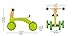 Hape Scoot Around Ride On Wood Bike | Award Winning Four Wheeled Wooden Push Balance Bike Toy for Toddlers with Rubberized Wheels, Bright Green