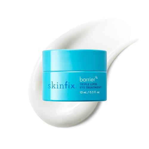 Skinfix Triple Lipid Eye Treatment - 0.5 fl oz - Eye Cream - Visibly Tightens, Depuffs & Smooths Undereyes - Non-Comedogenic - Fragrance Free - Vegan, Cruelty Free
