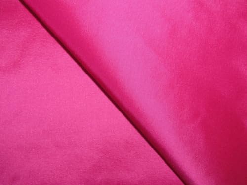 100% Pure Silk Taffeta Fabric Hot Fiery Pink Color 54" Wide TAF2022