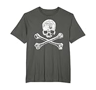Super cool pirate - skull and crossbones merch product for all people who like horror, skulls, Halloween, rock and roll, motorcycles, pirates, ghosts, vampires and horror stories. A great gift for brother, sister, mother, dad, grandma, grandpa, child...