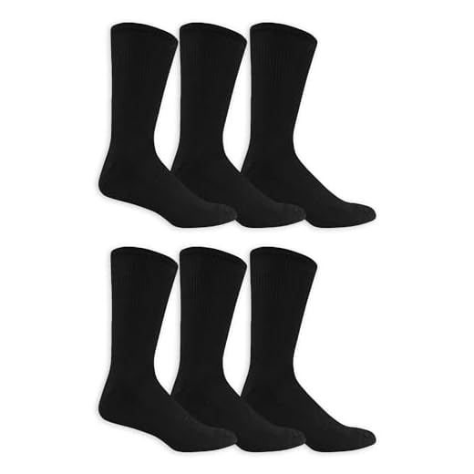 Dr. Scholl's Mens Diabetes & Circulator - 4 6 Pair Packs Non-binding Comfort And Moisture Management Sock, Black, 7-12 US