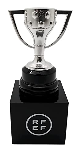 RFEF Réplica Oficial del Trofeo de la Liga de Fútbol Española 45 mm, Unisex-Adult, argenté Cover