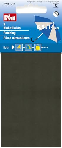 Prym 929509 Klebeflicken Nylon 6,5 x 14 cm Khaki