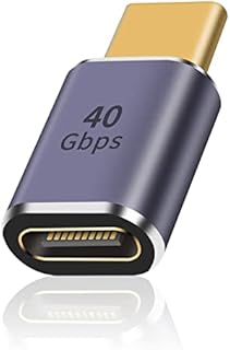 Duttek USB C Adapter 40Gbps,USB male to USB C female Adapter Supports 8k@60HZ and 100W fast charging,USB Female to USB C Male Adapter Compatible with Thunderbolt 3/4 ,USB Type C interface devices