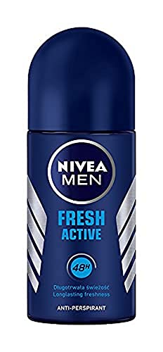 NIVEA MEN Fresh Active 48 H Antitraspirante a sfera da uomo, 50 ml