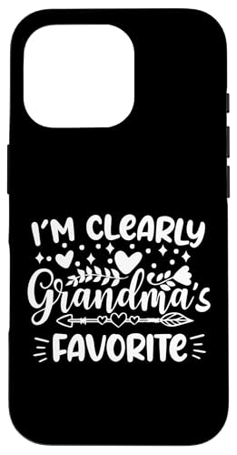 I'm Clearly Grandma's Favorite Funny Granny Granddaughter �X�}�z�P�[�X iPhone 16 Pro �p