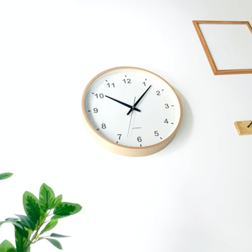 KATOMOKU plywood clock km-33LRC の商品画像 5