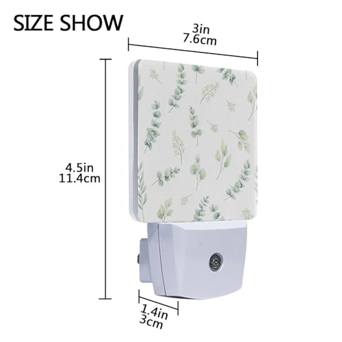 Lámpara nocturna LED Aslsiy multicolor 2 piezas miniatura 4