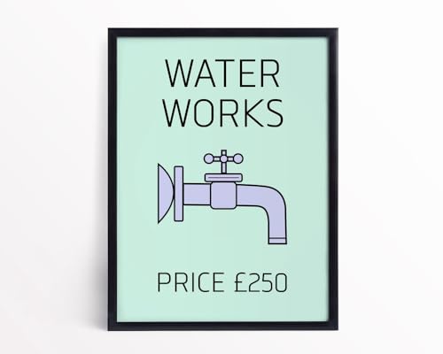 Impression d'art Water Works sur toile pour habiller un grand mur vide de salon