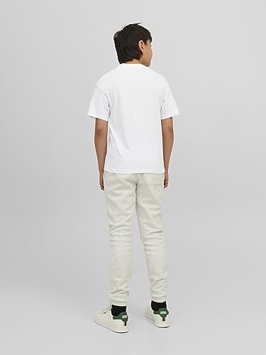 Jack & Jones Jjestar Jj Tee Ss Noos Jnr Camiseta, Niños, Blanco, 152