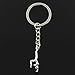 YclRpro Moda Gimnasia Gimnasta Sporter 30X11 Mm Colgante 30 Mm Llavero Cadena de Metal Color Plateado Hombres Coche Titular Regalo Recuerdos Llavero