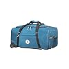 SCUBAPRO Sport 105 Wheeled Dive Bag with Telescopic Double-Bar Tow Handle, Carry Handles and Double Duffel Straps for Scuba Diving Gear, Denim Blue Color Fabric