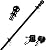 Black Flag Pole for House - 5ft Tangle Free House Flag Pole for 3x5 Flags,Rustproof Outdoor Flag Poles for Outside House Porch Garage Truck Boat Decor (Flagpole without Bracket)