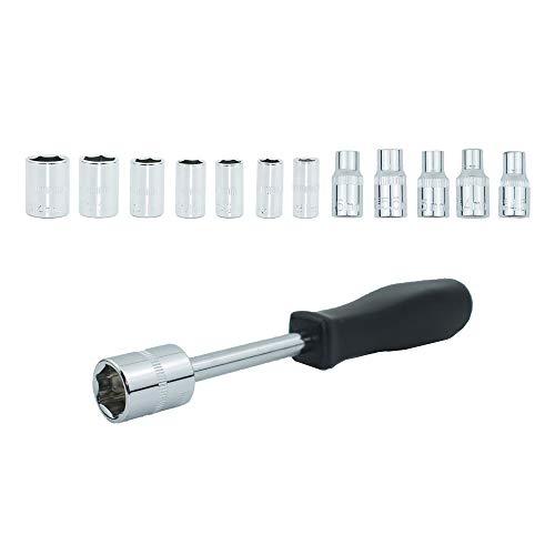 Youmi 1/4-Inch Drive Master Socket Set With Ratchets, Suitable For Bicycle, Car, Electric Car, Motor Vehicle Maintenance And Home Improvement,46-Piece #TOP2