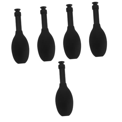 HOMSFOU 5pcs Lens Removal Tool Camera Lens Mug Camera Lens Cup Lens Cleaning Kit Lens Sucker for Len Lens Suction Cup Camera Tool Camera Lens Sucker Tool Lens Repair Tools Black