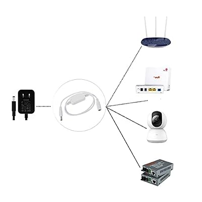 5V 9V 12V 15V 5.5x2.1mm Automatic Power Off Reset Control Line for Wireless Rout-er Modem Repeater and More Router Rebooter