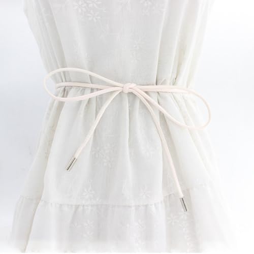 Women's Chic Belt Curvy Adjustable 2 Pack Belts Elegant Casual Faux Leather Date Knotted Spring Tie Belt3