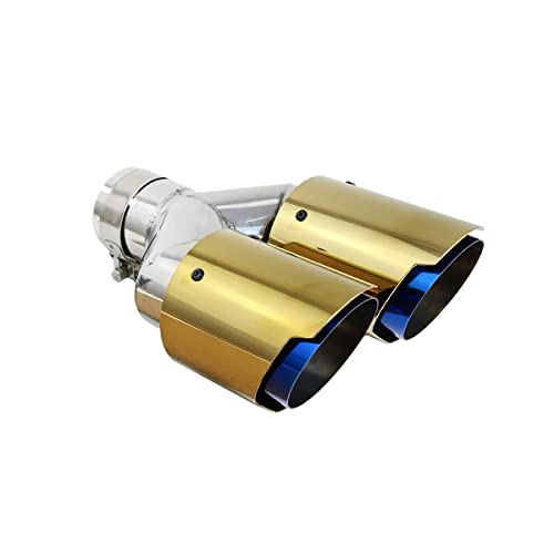 Kipalm Terminale di scarico per auto, 60 mm, in