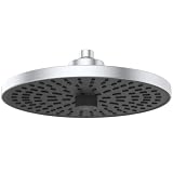 Ideal Standard Idealrain Alu+ Kit doccia, con due tipi di getto selezionabili tramite commutatore rotante, doccia a pioggia a risparmio idrico con ugelli EasyClean – Argento (260x91x260 mm)
