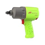 Ingersoll Rand 2235TiMAX-G 1/2' Drive Air Impact Wrench, Lightweight 4.6 lb Design, Powerful Torque Output up to 1,350 ft-lbs, Titanium Hammer Case, Max Control, Green