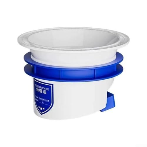 Pumixiy Meccanismo autoclosico a 90 gradi con sistema di chiusura a tripla tenuta, design con ampio diametro per flangia WC in silicone spesso estesa con guarnizione