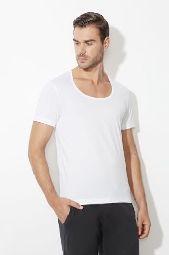 Image of Van Heusen Men Regular Fit Vest 100% Combed Cotton Pack of 1 - Anti Bacterial, Quick Dry, Label Free