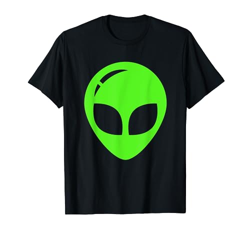 Cabeza alienígena verde Camiseta