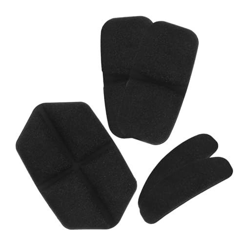 SOPOTUTU 5個 バイクヘルメットパディングキット 自転車 オートバイ用 軽量通気スポンジ内装 快適フィット 自己粘着式交換パッド 衝撃吸収で