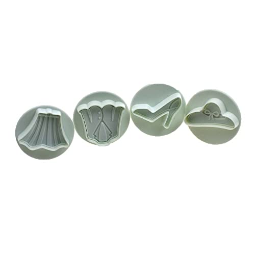 Molde para tartas DIY Reland Sun 4 piezas redondo miniatura 4