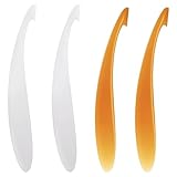 Orangenschäler, Zestenreißer, Apfelsinenschäler, 4 Stück (2x Weiß, 2x...