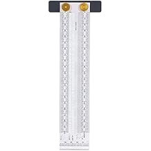 Standard Stainless Steel T-Square Ruler for Art Framing & Drafting,Measuring Tools Rulers for Kids Students Office School Supplies Classroom200mm