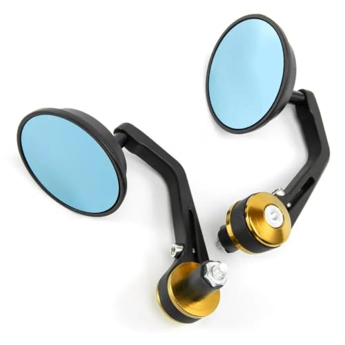 Espejos de motocicleta para SL750 y DORSODURO 1200 retrovisores amarillos