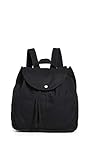 BAGGU Canvas Backpack, Durable and Stylish Simple Canvas Satchel for Daily Essentials, Black (2018)