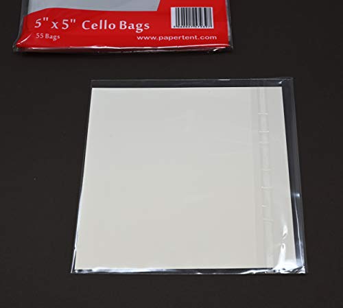 Papertent A4 Cello Bags, 40 Micron, Qty 125 (5 PACKS x 25)